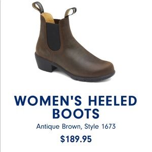 Blundstone women’s heeled boots